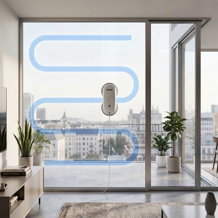 TESLA Electronics RoboStar - Καθαριστής παραθύρων με ψεκασμό νερού 72W/230V/500 mAh + τηλεχειριστήριο