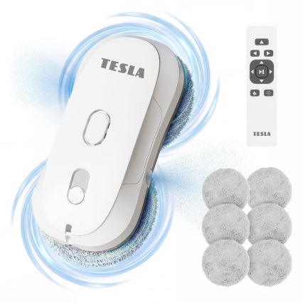 TESLA Electronics RoboStar - Καθαριστής παραθύρων με ψεκασμό νερού 72W/230V/500 mAh + τηλεχειριστήριο