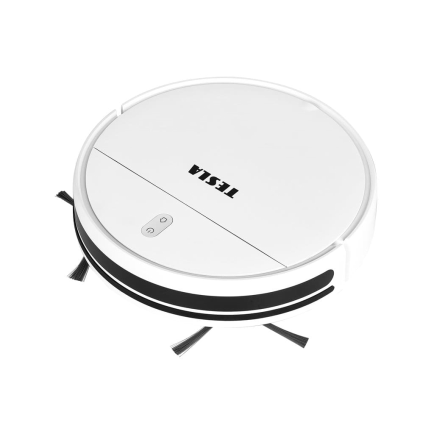 TESLA Electronics RoboStar - Έξυπνη ρομποτική σκούπα 2 σε 1 2500 mAh Wi-Fi Tuya λευκή + τηλεχειριστήριο