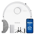TESLA Electronics RoboStar - Έξυπνη ρομποτική σκούπα 2-σε-1 3200 mAh Wi-Fi λευκή