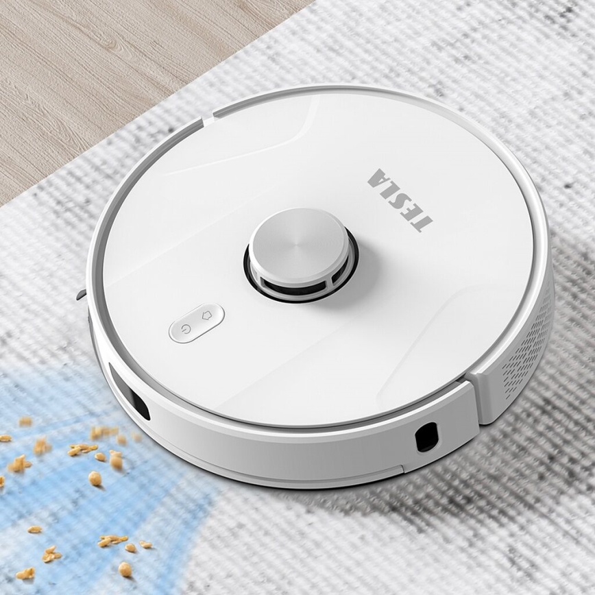 TESLA Electronics RoboStar - Έξυπνη ρομποτική σκούπα 2 σε 1 2600 mAh Wi-Fi λευκό