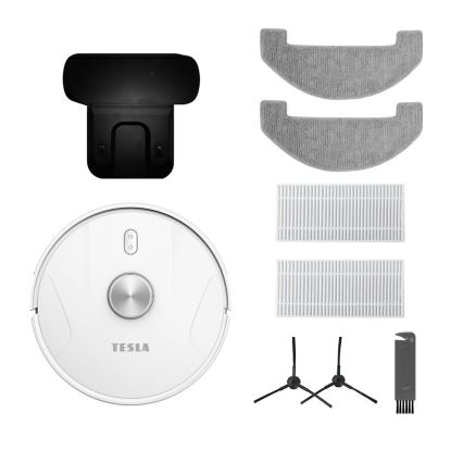 TESLA Electronics RoboStar - Έξυπνη ρομποτική σκούπα 2 σε 1 2600 mAh Wi-Fi λευκό