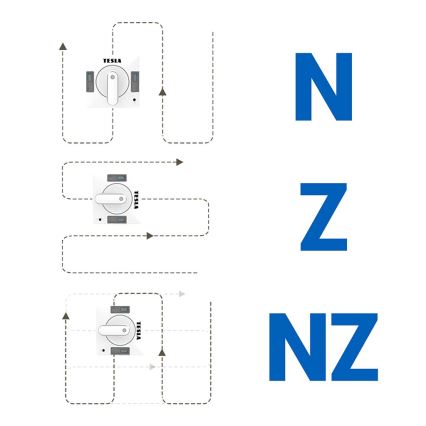 TESLA Electronics RoboStar - Έξυπνος καθαριστής παραθύρων με διπλή ψεκαστική λειτουργία νερού 72W/230V/500 mAh Wi-Fi + τηλεχειριστήριο