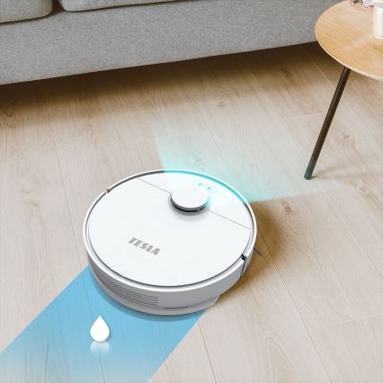 TESLA Electronics RoboStar - Σκούπα ρομπότ 2σε1 2550 mAh Wi-Fi λευκό