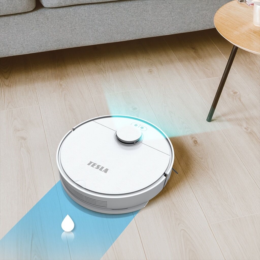 TESLA Electronics RoboStar - Σκούπα ρομπότ 2σε1 2550 mAh Wi-Fi λευκό