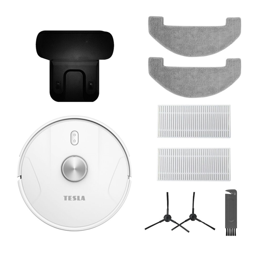 TESLA Electronics RoboStar - Σκούπα ρομπότ 2σε1 2600 mAh Wi-Fi λευκό