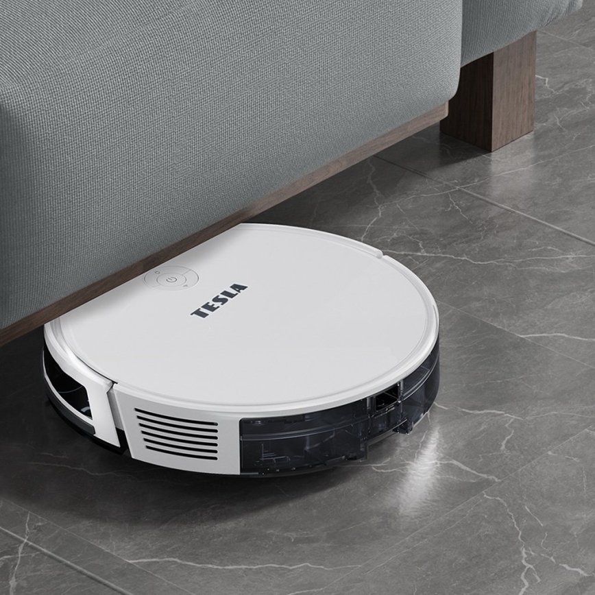 TESLA Electronics RoboStar - Σκούπα Ρομπότ 2σε1 2600 mAh Wi-Fi λευκό + τηλεχειριστήριο