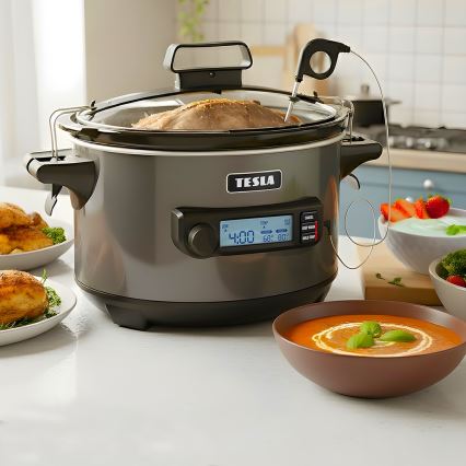 TESLA Electronics SlowCook - Συσκευή αργού μαγειρέματος 5,6 l 290W/230V
