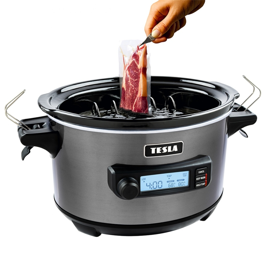 TESLA Electronics SlowCook - Συσκευή αργού μαγειρέματος 5,6 l 290W/230V