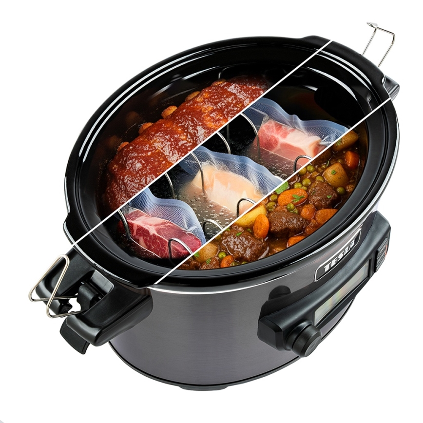 TESLA Electronics SlowCook - Συσκευή αργού μαγειρέματος 5,6 l 290W/230V