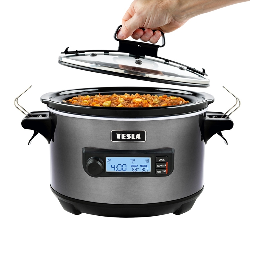 TESLA Electronics SlowCook - Συσκευή αργού μαγειρέματος 5,6 l 290W/230V