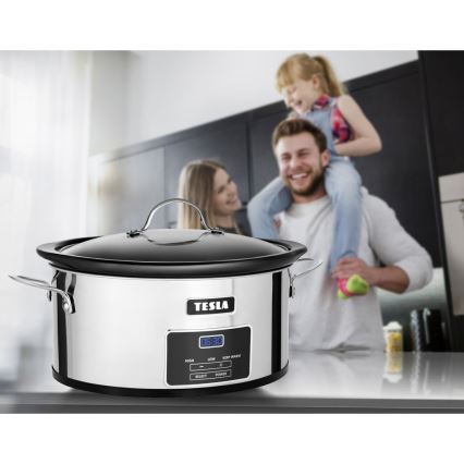 TESLA Electronics SlowCook - Ψηφιακή Κατσαρόλα Slow cooker 5,6 l 250W/230V