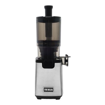 TESLA Electronics SlowJuicer Deluxe - Low-speed juicer 250W/230V ανοξείδωτο ατσάλι/μαύρο