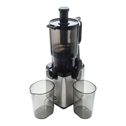 TESLA Electronics SlowJuicer Deluxe - Low-speed juicer 250W/230V ανοξείδωτο ατσάλι/μαύρο