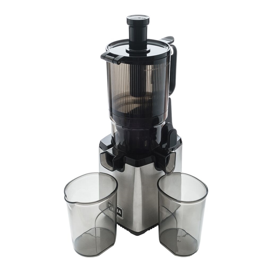TESLA Electronics SlowJuicer Deluxe - Low-speed juicer 250W/230V ανοξείδωτο ατσάλι/μαύρο