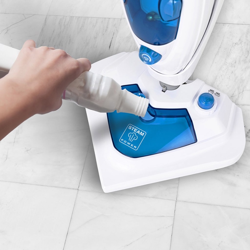 TESLA Electronics SteamPower - Ατμοκαθαριστής - Σφουγγαρίστρα ατμού με δοχείο 2σε1 1300W/230V