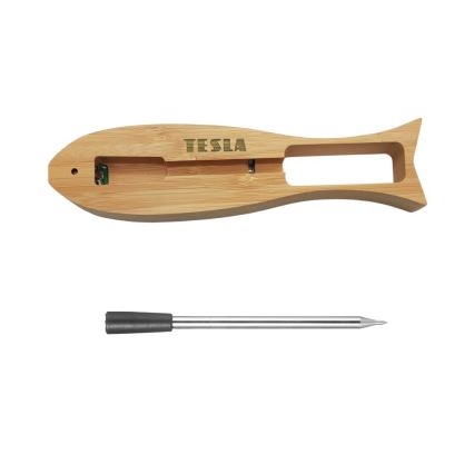 TESLA Electronics - Έξυπνο θερμόμετρο κρέατος με βάση φόρτισης 0-300 °C 5V IP67