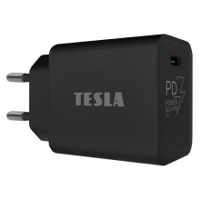 TESLA Electronics - Αντάπτορας ταχείας φόρτισης Power Delivery 20W μαύρο