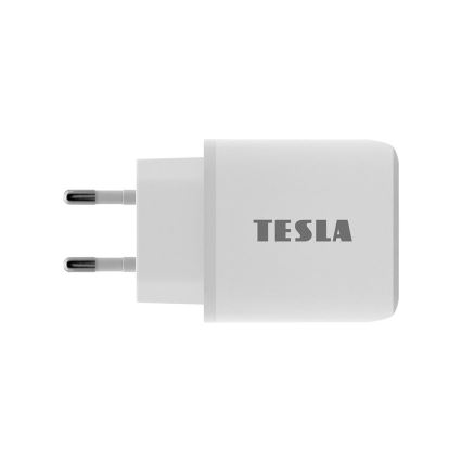 TESLA Electronics - Αντάπτορας ταχείας φόρτισης Power Delivery 25W λευκό