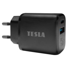 TESLA Electronics -  Αντάπτορας ταχείας φόρτισης Power Delivery 25W μαύρο