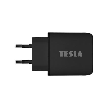 TESLA Electronics -  Αντάπτορας ταχείας φόρτισης Power Delivery 25W μαύρο