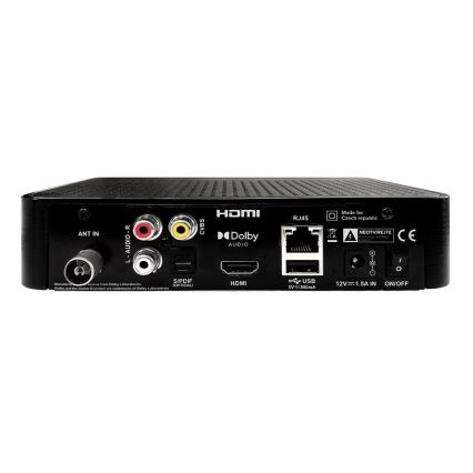 TESLA Electronics - Δέκτης DVB-T2 H.265 (HEVC) 12V + τηλεχειριστήριο