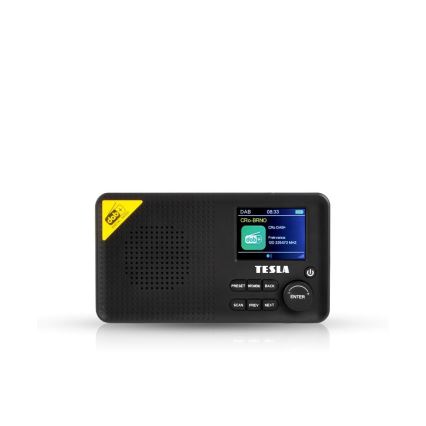 TESLA Electronics - Επιτραπέζιο Ραδιόφωνο DAB+ FM 5W/1800 mAh μαύρο