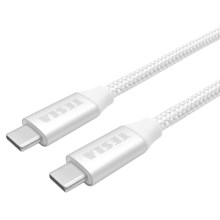 TESLA Electronics - Καλώδιο USB USB-C 3.2 connector Power Delivery 1m 100W λευκό