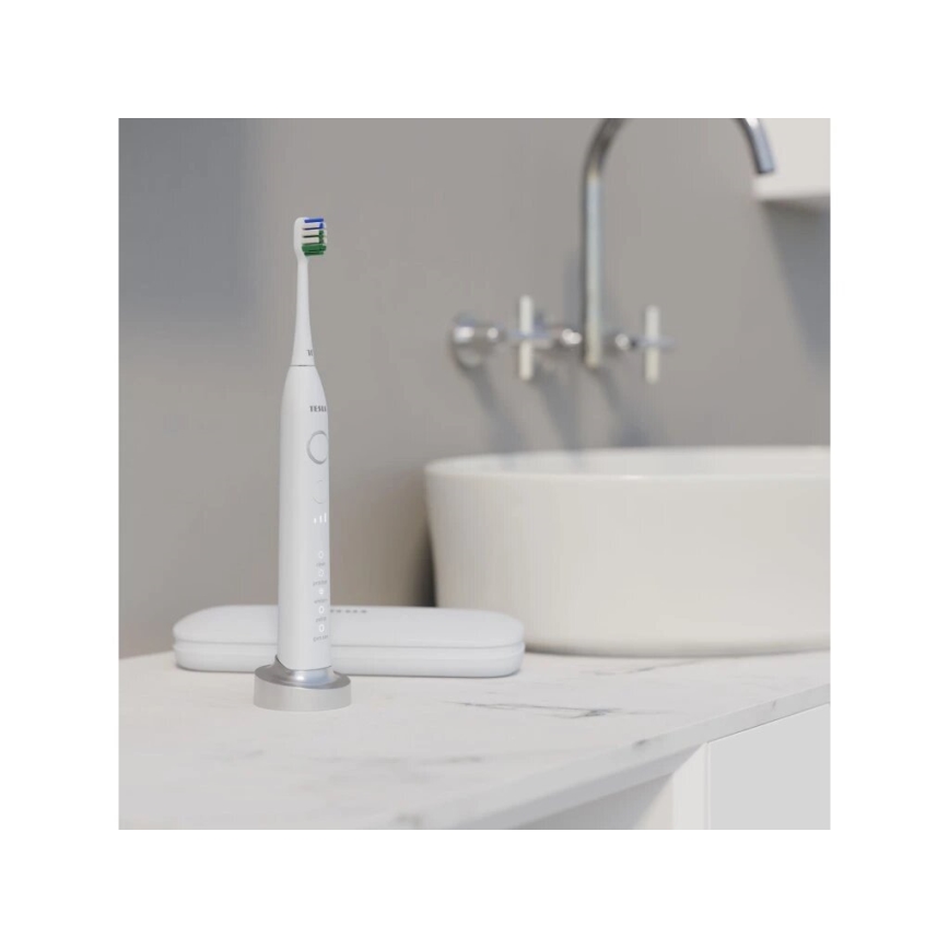 TESLA Smart - Ηλεκτρική οδοντόβουρτσα υπερήχων TS400 λευκή