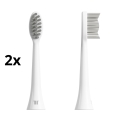 TESLA Smart - ΣΕΤ 2x Ανταλλακτικές κεφαλές για την ηχητική οδοντόβουρτσα TS200 λευκό