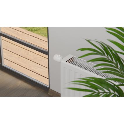 TESLA Smart - ΣΕΤ 3x Έξυπνη ασύρματη θερμοστατική κεφαλή 2xAA + έξυπνη πύλη Hub Zigbee Wi-Fi