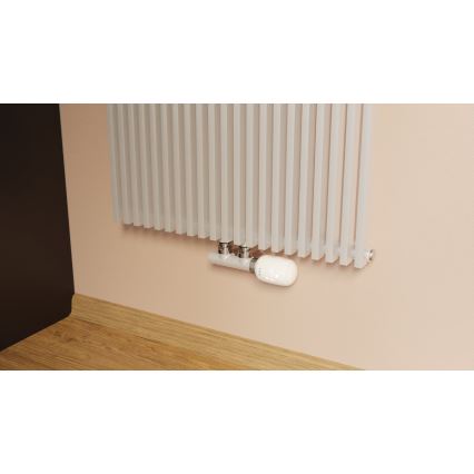 TESLA Smart - ΣΕΤ 3x Έξυπνη ασύρματη θερμοστατική κεφαλή 2xAA + έξυπνη πύλη Hub Zigbee Wi-Fi