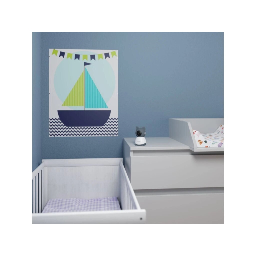 TESLA Smart - Ενδοεπικοινωνία μωρού με κάμερα & οθόνη Wi-Fi