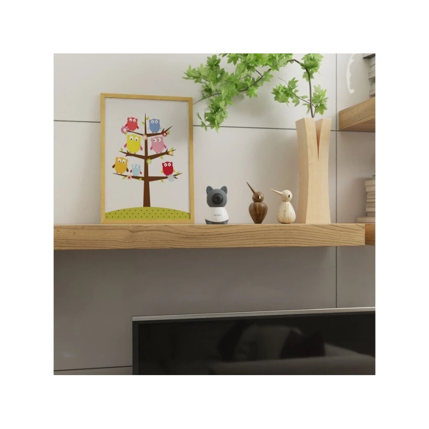 TESLA Smart - Ενδοεπικοινωνία μωρού με κάμερα & οθόνη Wi-Fi