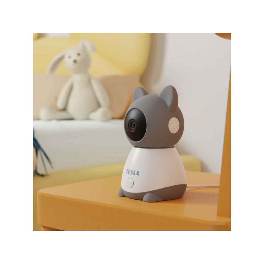 TESLA Smart - Ενδοεπικοινωνία μωρού με κάμερα & οθόνη Wi-Fi