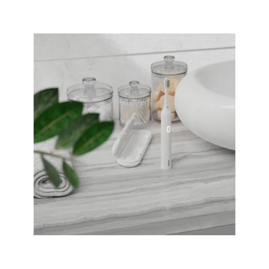 TESLA Smart -  Έξυπνη ηχητική οδοντόβουρτσα TS200 DELUXE λευκό