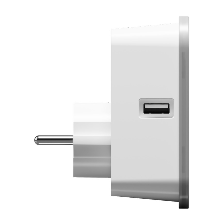 TESLA Smart - Έξυπνη πρίζα 3690W/230V/16A 2xUSB/24W/5V Wi-Fi Tuya