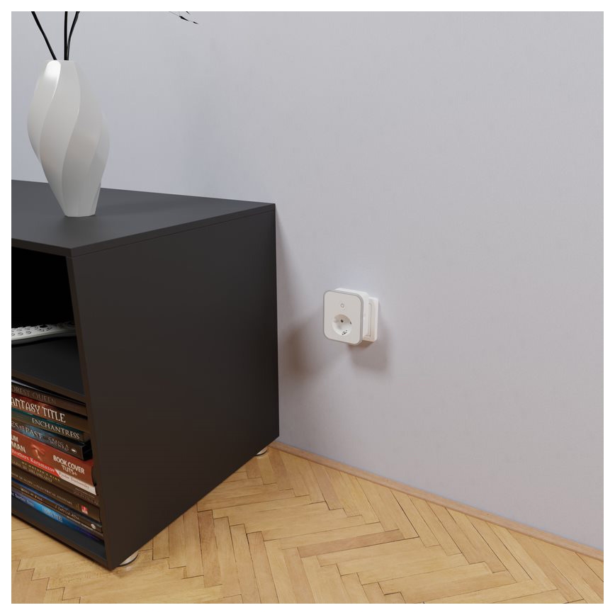 TESLA Smart - Έξυπνη πρίζα 3690W/230V/16A 2xUSB/24W/5V Wi-Fi Tuya