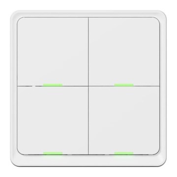 TESLA Smart - Έξυπνος ασύρματος διακόπτης οικίας 4P 1xCR2430 ZigBee