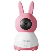TESLA Smart - Έξυπνη κάμερα 360 Baby Full HD 1080p 5V Wi-Fi ροζ