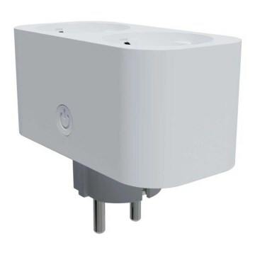 TESLA Smart - Έξυπνη πολύπριζα 2x16A/230V Τύπος F Wi-Fi Tuya