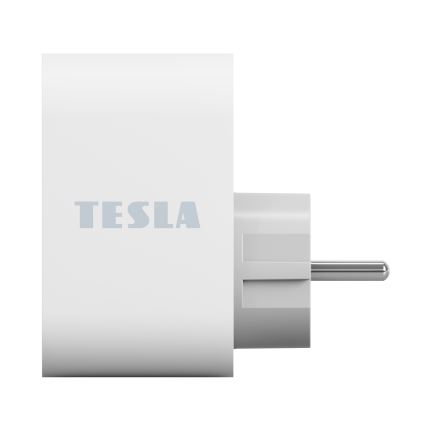 TESLA Smart - Έξυπνη πρίζα 3680W/230V/16A Type F/E 2xUSB-A + 1xUSB-C Wi-Fi