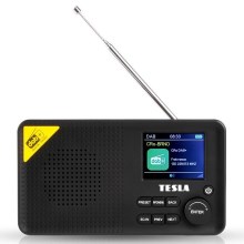Tesla - Επιτραπέζιο Ραδιόφωνο DAB+ FM 5W/1800 mAh μαύρο