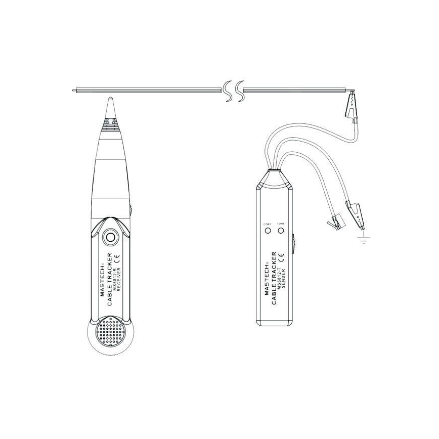 Tester καλωδίων χωρίς επαφή MS6812