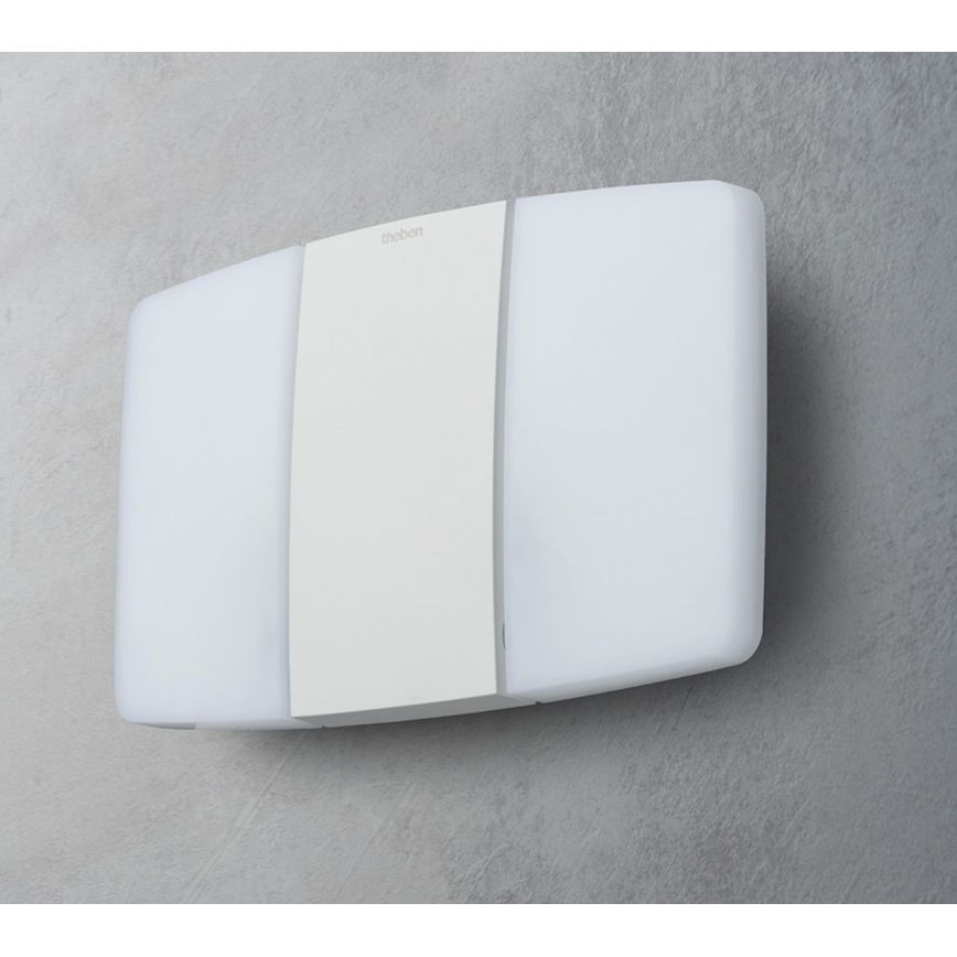 theben - LED επιτοίχιος προβολέας 2xLED/10W/230V λευκό IP55