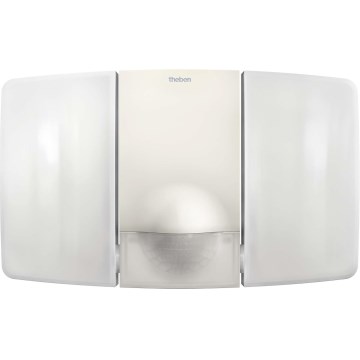 theben - Προβολέας τοίχου LED με αισθητήρα 2xLED/10W/230V λευκός IP55