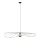 Thoro TH.011 - Πολύφωτο σε σχοινί ESKOLA 1xE27/60W/230V μαύρο