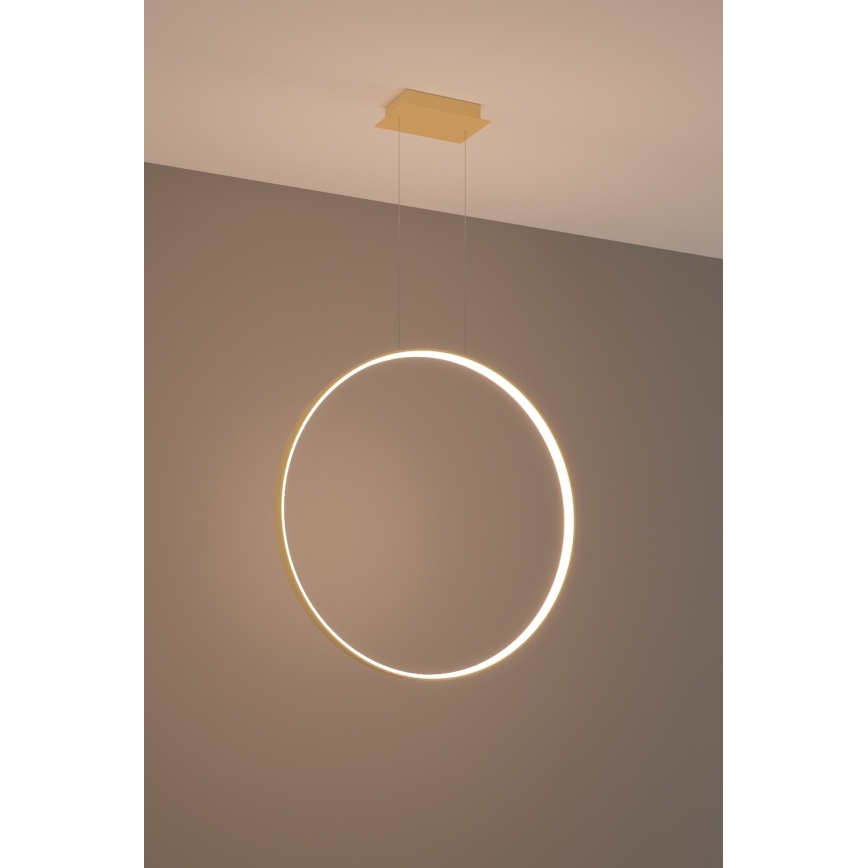Thoro TH.175 -  Κρεμαστό φωτιστικό οροφής LED RIO LED/50W/230V CRI 90 3000K διάμετρος 78 cm χρυσό