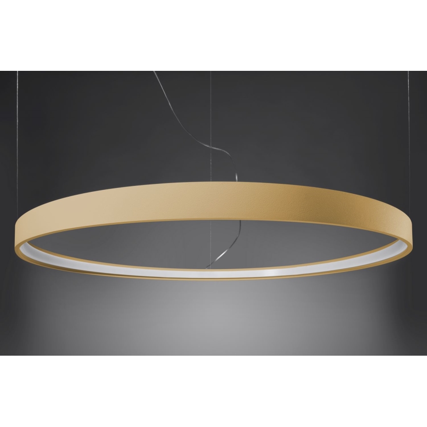 Thoro TH.217 -  Κρεμαστό φωτιστικό οροφής LED RIO LED/30W/230V CRI 95 4000K διάμετρος 55 cm χρυσό