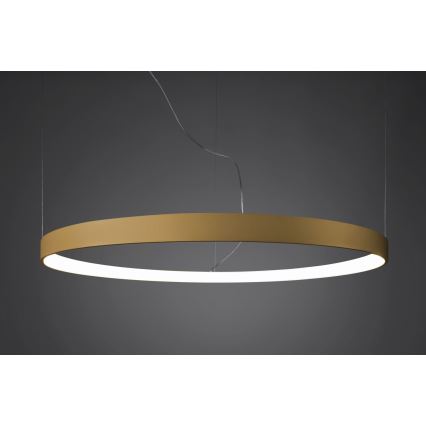 Thoro TH.217 -  Κρεμαστό φωτιστικό οροφής LED RIO LED/30W/230V CRI 95 4000K διάμετρος 55 cm χρυσό